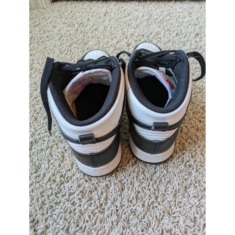Nike High Dunk Panda Black And White Lace Up Sneaker Size US 8